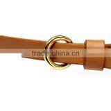 Wholesale Rivet Decorated Ring Buckle Girl Thin PU Waist Belt thumbnail-5