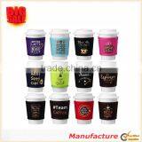 Hot Selling Design Neoprene Insulated Coffee Cup Sleeves 12pc Mixed Color Cup Sleeves thumbnail-1