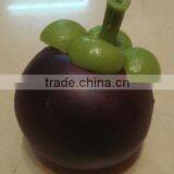 Realistic Big Artificial Weighted Mangosteen Faux Fruits thumbnail-1