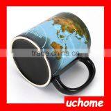 UCHOME New Novelty Toy Heat Sensor Cup World Map Color Change Mugs thumbnail-2