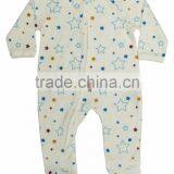 Comfortable Quality Organic Cotton Baby Zipper Rombers and Organic New Style Plain and Printed Baby Rombers thumbnail-1