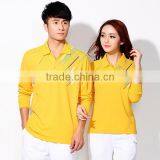 New Design Long Sleeve Dri Fit Polo Shirt China Factory Couple Printing Polo Shirt thumbnail-3