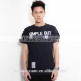 Wholesale Plain Couple Short Sleeve Letter Printing T-shirt With Pocket 2016 thumbnail-5