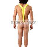 Borat Mankini Thong Swimsuit (Luminous Yellow) thumbnail-3