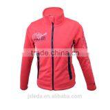 Women 100% Polyester Embroideied Logo Polar Fleece Jacket Custom thumbnail-3