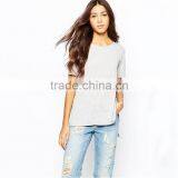 Girls Short Sleeve Plain New Design Frill Back t Shirts, Frill Back t Shirts Wholesale Cheap. thumbnail-1