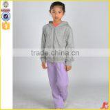 Factory Directly Sales Girls Zipper up Plain Sweatshirt Shirts thumbnail-5