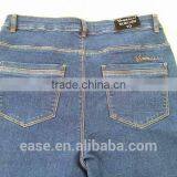 Ladies Slim Leg Jean With Metallic Stitch thumbnail-2