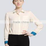 Factory Customized Formal White Shirts for Women MOQ 100 thumbnail-1
