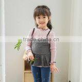 S60612B Clothing Girls Autumn Dress False Two Pieces Dress Long Sleeve Girls Dress for 3-8y thumbnail-3