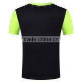 Mens Quick Dry Short Sleeve Stripe Sport Shirt Gym Running Polyester Jersey Tees thumbnail-4