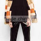 Runwaylover EY2367B 2017 Ladies Nine Point Sleeve Pure Color Blouse thumbnail-5