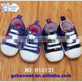 Printed Shoestring Sport Denim Baby Footwear thumbnail-1