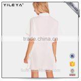 Summer Women's Fashion Long Shirt Dress for Female thumbnail-2