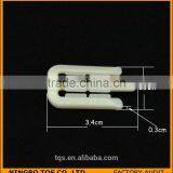 W Shape Milk White Packing Plastic Clips for Garment thumbnail-1