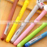 Cute Novel Cartoon Animal Pipe Sucker Shape Promotional Gel Pen for School Kids thumbnail-4