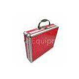 Aluminum Tool Case, Pink PU Finish Surface With Silver Aluminum Frame thumbnail-1