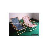 Wooden beach chair