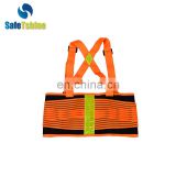 Lumbar elastic waist belt With Suspenders orange support waist belt