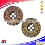 Manufacturer of Custom Metal Alloy Garment Sewing Buttons