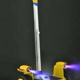 14 Inch Self-balancing Scooter Hoverboard With Handle Bar Smoking Spraying thumbnail-4