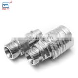 China manufacturer push and pull type quick release couplings hydraulic connector
