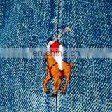 Diznew OEM Design Washed Embroidered Logo Camp Personalizadas Distressed Dad Baseball 6 Panel Denim Hat thumbnail-3