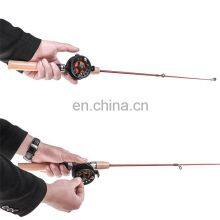 Winter Telescopic Fiberglass Ice Fishing Rod Set 90cm 100cm 2 Section Fishing Rod Short Throwing Fishing Rod Ice Fishing Rod thumbnail-3