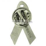 Red and Black Awareness Ribbon Lapel Pin thumbnail-3