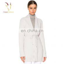 Женская модная безкнопочная кардиган-джемпер, зимний шерстяной пальто, крупноячеистый кардиган thumbnail-1