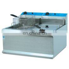 Commercial Double Tanks Counter Top Electric Deep Fryer With Capacity 16L thumbnail-3