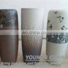 Chinese Ceramic Hand Maded Modern Large Floor Vases For Outdoor And Indoor
