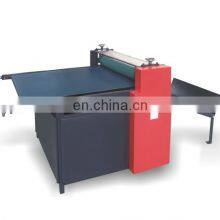 Cardboard and Paper Roller pressing machine with conveyor and stacker/paper flatten and level machine after glue