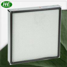 China Manufacturer Air Conditioner HVAC Panel Filter Metal Frame Mini Pleated H13 H14 thumbnail-5