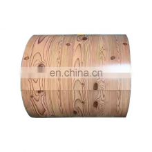 wood grain pattern color coating galvanized steel coil price