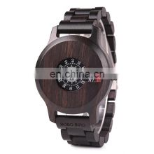 Alibaba Best Selling Wooden Products BOBOBIRD Luxury Wooden Watch OEM Quartz Wood Watch