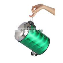 5-литровая мусорная корзина с металлическим ручком и педалью thumbnail-1