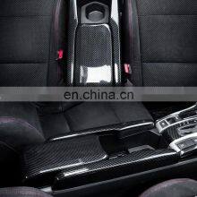 Autoaby Armrest Box Protective Cover Carbon Fiber Car Central Armrest Decorative Modification For Honda Civic 10Th 2016-2019 thumbnail-2