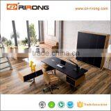 Modern Design Customized Steel Wood Leather Conference Table thumbnail-2