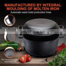 Pre-seasoned Enameled Cast Iron Dutch Oven thumbnail-3