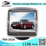 Car Rear View Mirror Monitor With Stand mounting with 3.5" LCD sreen with Mp5 player with 2 way AV input