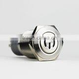 16mm Splash Resistant Blue Latching 12v Power Push Button Switch Ip65 thumbnail-2