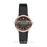 Hot sale leather watch with stainless steel dial 1802