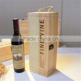 Single Bottle Wooden Wine Box thumbnail-5