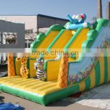 New PVC slide animal inflatable cartoon figure slide