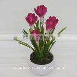 High Quality Handmade Fabric Artificial Flower Bouquet/artificial Flower Heads/ Fresh Cut Flower thumbnail-1