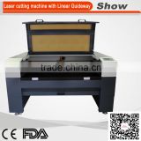 AZ-1290L linear guide rail laser cutting 3d laser engraving machine for wood box/acrylic