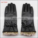 Ladies PU Working Leather Gloves Women Winter thumbnail-1