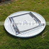 Plastic Folding Wholesale Plastic Round Portable Outdoor Camping Picnic Banquet Table Quality Choice thumbnail-5