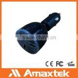 CE and FCC Certified Multi-function 3 Port USB Car Charger Adaptor thumbnail-3